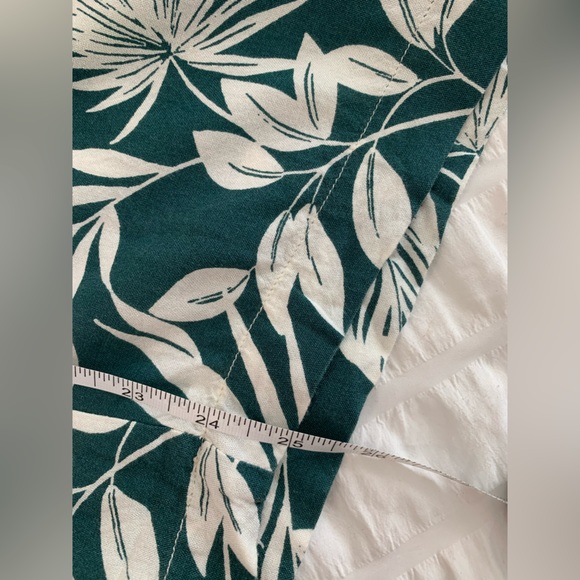 Patrons of Peace Green and White  Smocked Jumpsuit - Picture 14 of 16